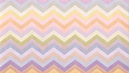 Colorful zigzag pattern in pastel shades, soft textures for background and design