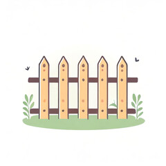 Płot ilustracja