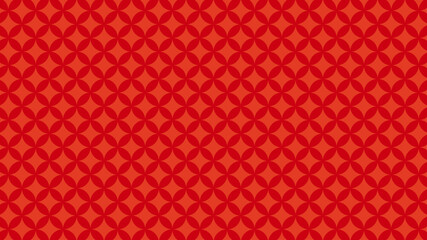 七宝　和風　背景　赤　ベクター　イラスト