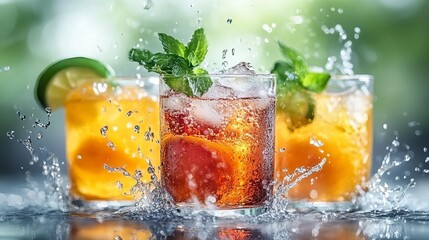 Beverage menu in party and celebration event. For refreshment and happiness.