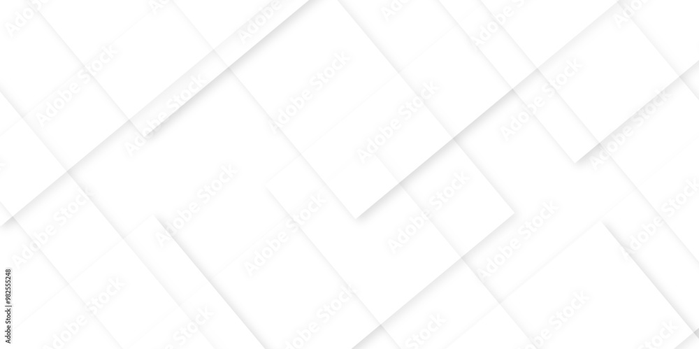 Poster abstract modern white and gray pattern geometric luxury gradient line background random square shape