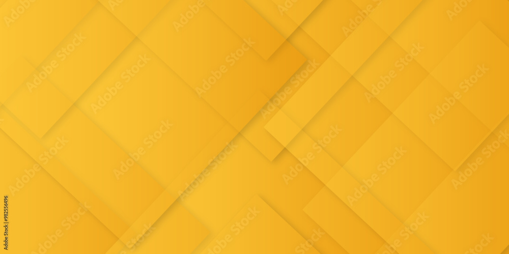 Poster abstract modern orange and yellow pattern geometric luxury gradient line background random square sh