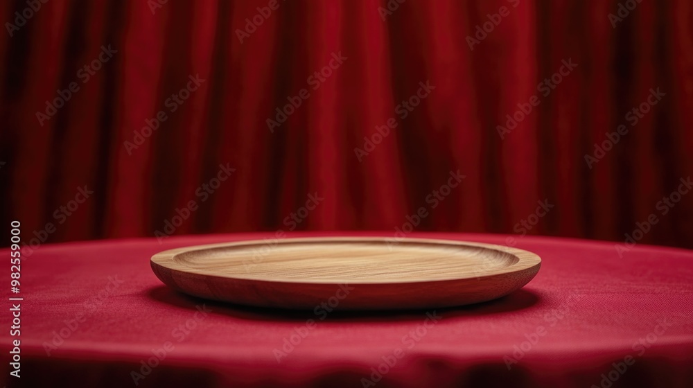 Poster the image showcases a table with a reflective surface, which is used to create an artistic and sophi