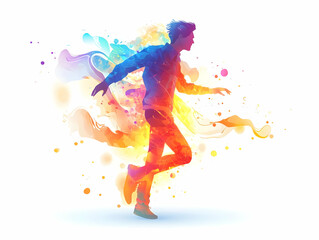 Obraz premium Vibrant Flat Glowing Retail Art Concept with Dynamic Light Effects for Modern Business Promotions and Advertising in Abstract Vector Design
