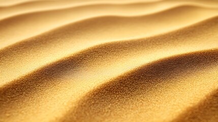 Close-Up View of Desert Sand Texture under Sunlight