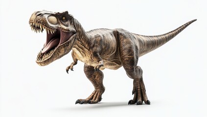 Fototapeta premium dinosaur rex isolated on white background