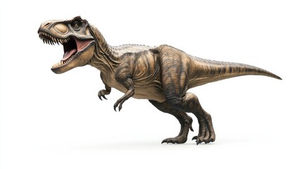 Fototapeta premium dinosaur rex isolated on white background
