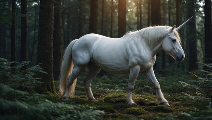 unicorn in the forest