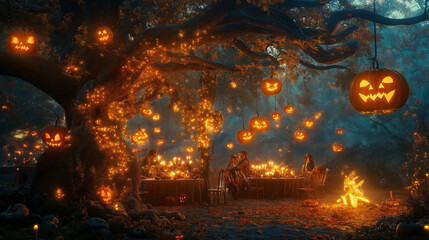 Fototapeta premium Halloween party.
