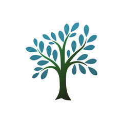 Obraz premium Nature's Tree vector art illustration