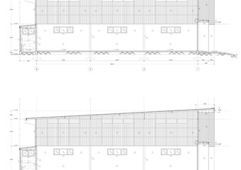 Floor plan designed building on the drawing.