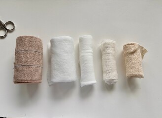 Type of medical bandages in orthopaedics 