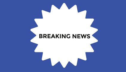 Breaking news button web banner templates. Vector Illustration 
