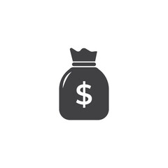 Money Bag icon vector illustration template