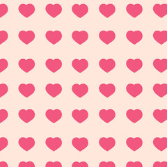 seamless background with hearts