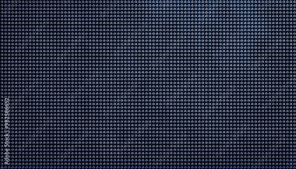 Poster 3d blue techno abstract background overlaps layer on dark space with glowing dots shape decoration. 