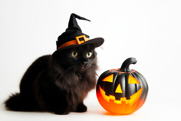 Halloween Cat with Hat