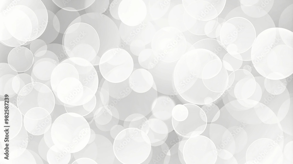 Poster abstract background with a gray circle. white and grey abstract modern transparency circle presentat