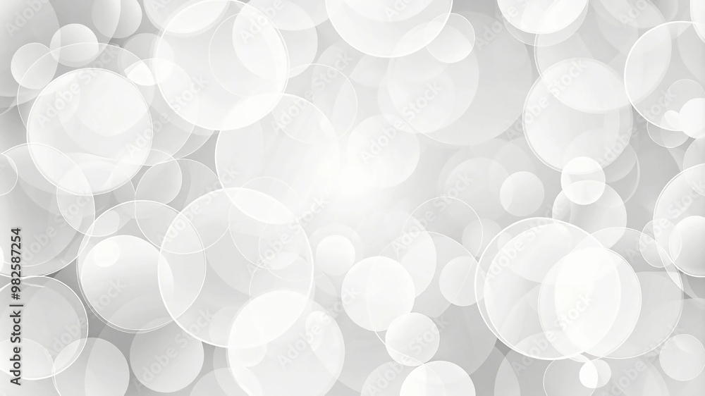 Poster abstract background with a gray circle. white and grey abstract modern transparency circle presentat