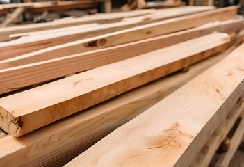 stack of smoothly finished wood planks, prepped and ready for immediate use in projects.

