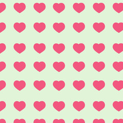seamless pattern with hearts