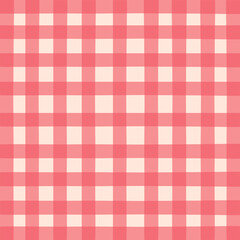 red and white plaid