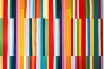 Colorful vertical stripes creating an abstract background with a vibrant and lively mood Variations in color add depth and excitement to the composition