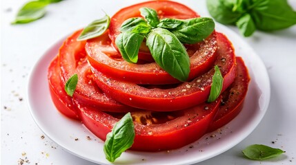 Fresh Tomato and Basil Salad