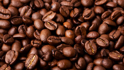 coffee beans close up