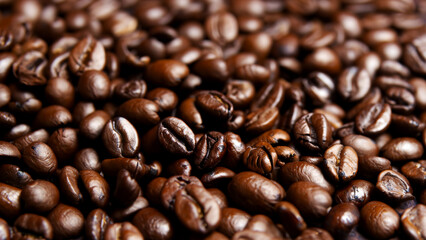 coffee beans close up