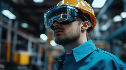 Wearable AR devices boosting factory worker productivity by providing real-time data and interactive visual instructions. These augmented reality systems assist in streamlining complex tasks, improvin