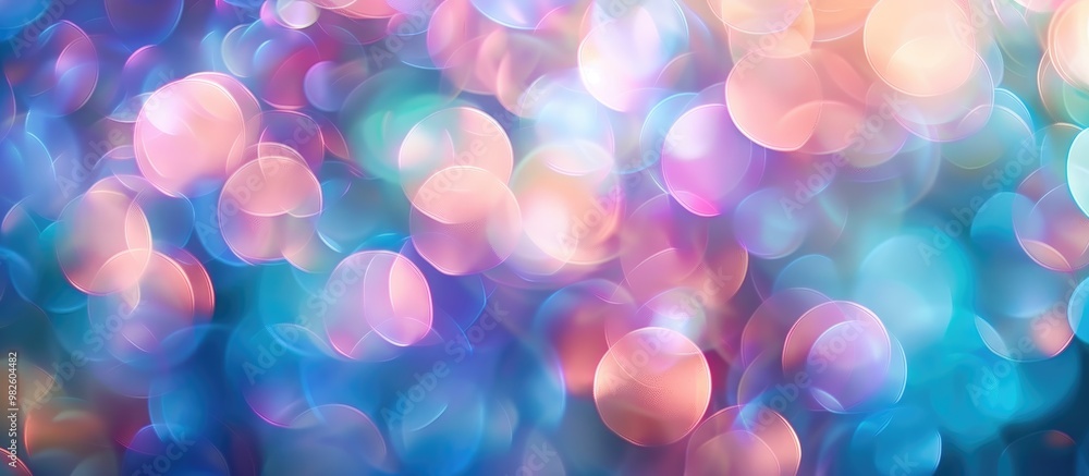 Poster abstract bokeh delicate soft tone color background blur