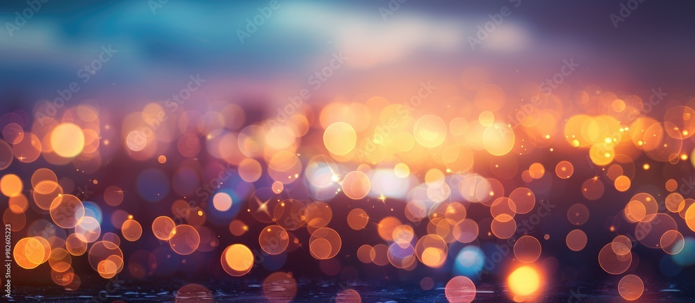 Poster bokeh background used in graphics