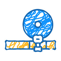 Fototapeta premium ent doctor tool doodle icon sketch vector. ent doctor tool sign. isolated symbol illustration