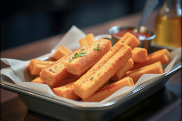 Crispy Mozzarella Cheese Sticks