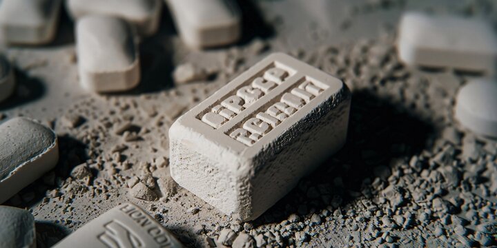 MDMA Ecstasy Pill White Close-Up
