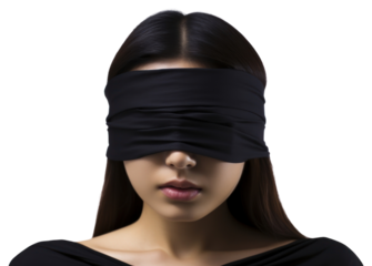 PNG Asia woman blindfold adult black accessories.