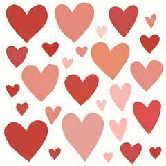 seamless pattern with hearts