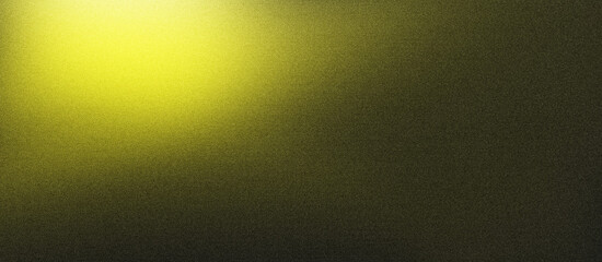 Grainy black yellow golden gradient background with blazing yellow  light and noise texture effect banner