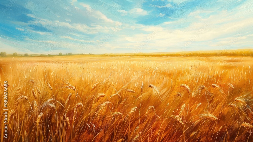 Canvas Prints Golden Fields Of Grain