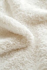 Closeup of soft fluffy towel for background 