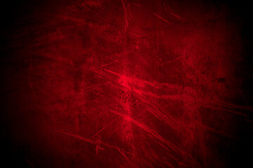 Old wall texture cement black red  background abstract dark color design are light with white gradient background.
