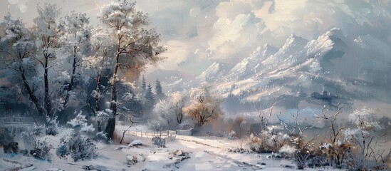 A Frosty Day In The Mountains