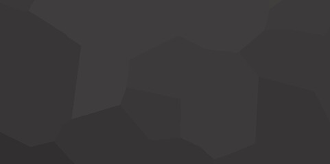 Black background with blurred hexagon, Black abstract background. Lowpoly backdrop. Gloomy crumpled paper. 3D illustration,  Completely new template for your business design.