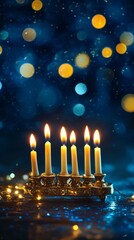 The concept of Hanukkah background