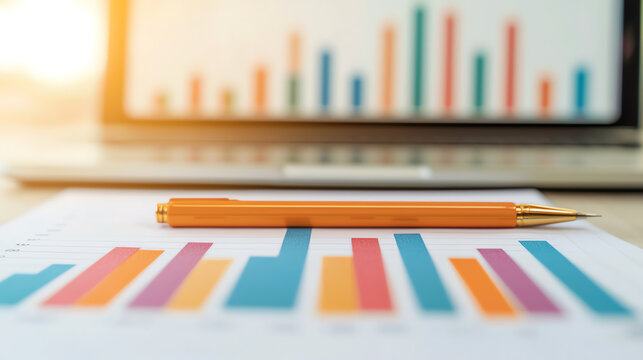 Strategic plan and evaluation metrics side by side, symbolizing the ongoing assessment of business decisions
