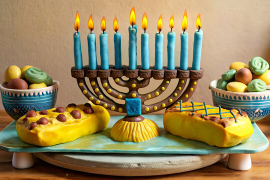 birthday cake and candles