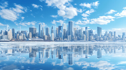 Fototapeta premium city skyline