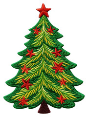Fototapeta premium PNG Christmas tree ornament clothing pattern.