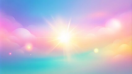 Naklejka premium Gentle Light Gradient Background with Soft Pastel Colors for 3D Graphics and Illustrations